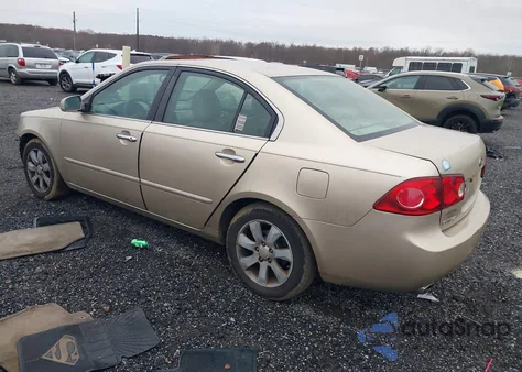 2007 Kia Optima Ex V6 из США, поврежденный, VIN KNAGE124X75091679